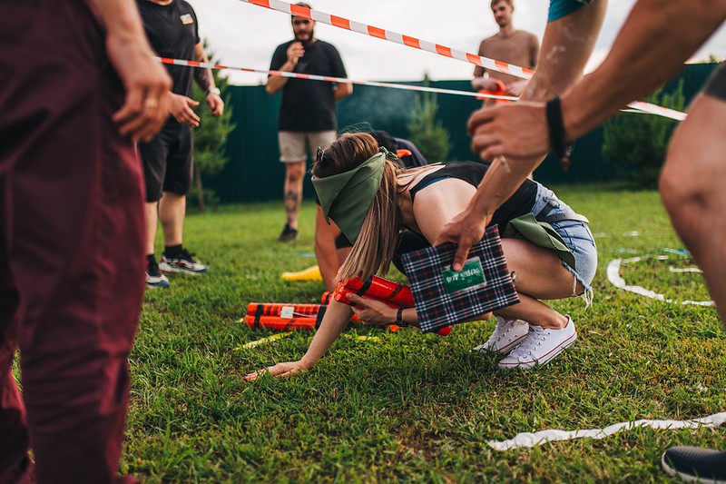 Тимбилдинг на свежем воздухе в generalCities.Великом Новгороде ко Дню строителя