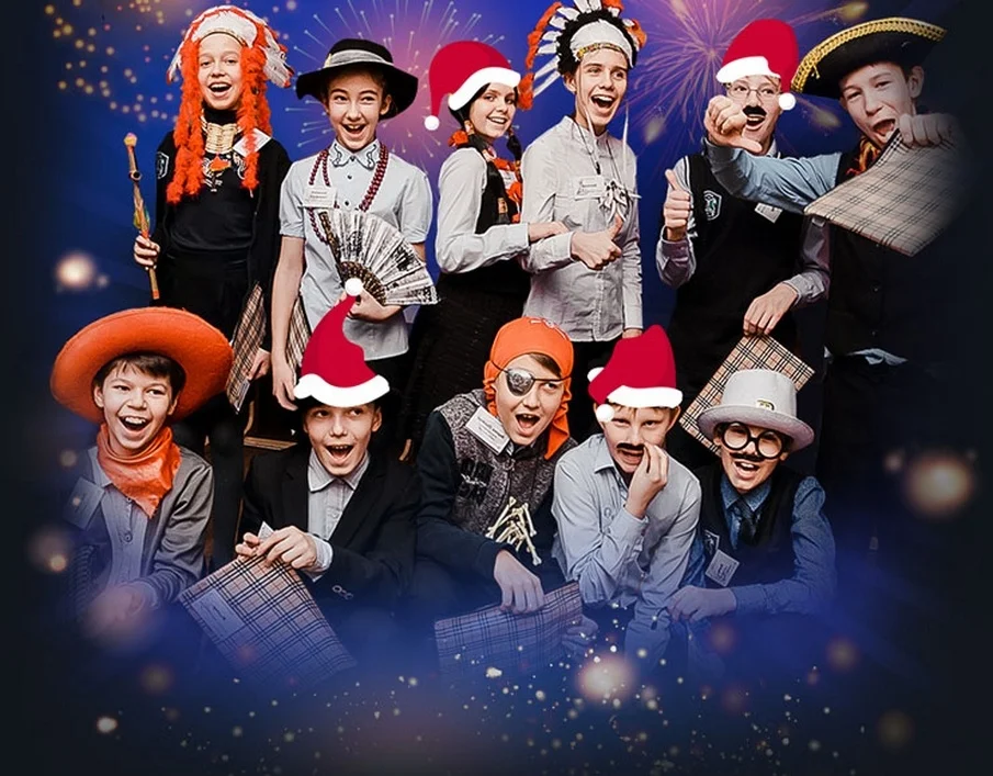 Новый год в школе в generalCities.Великом Новгороде.